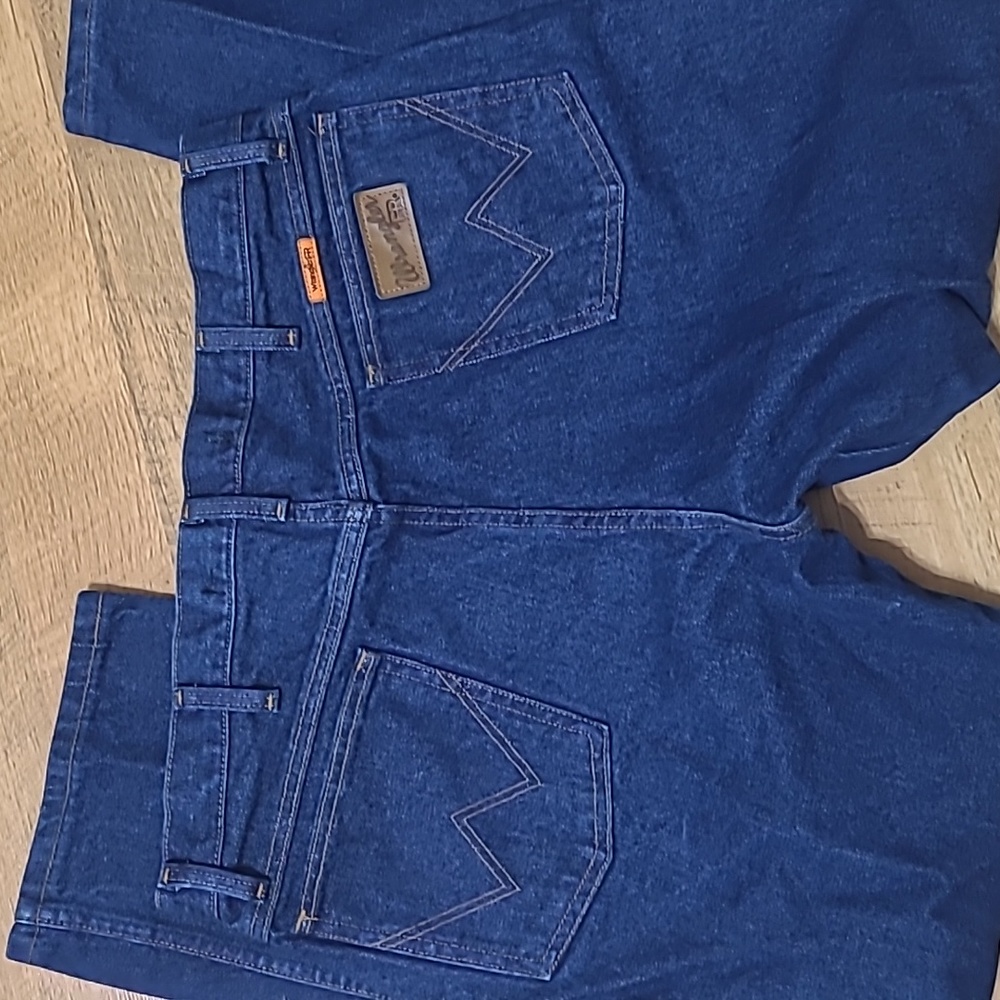 Mens - Wrangler 13 Original FR Jeans (FR13MWZ), size 38x30 - Picture 6 of 9